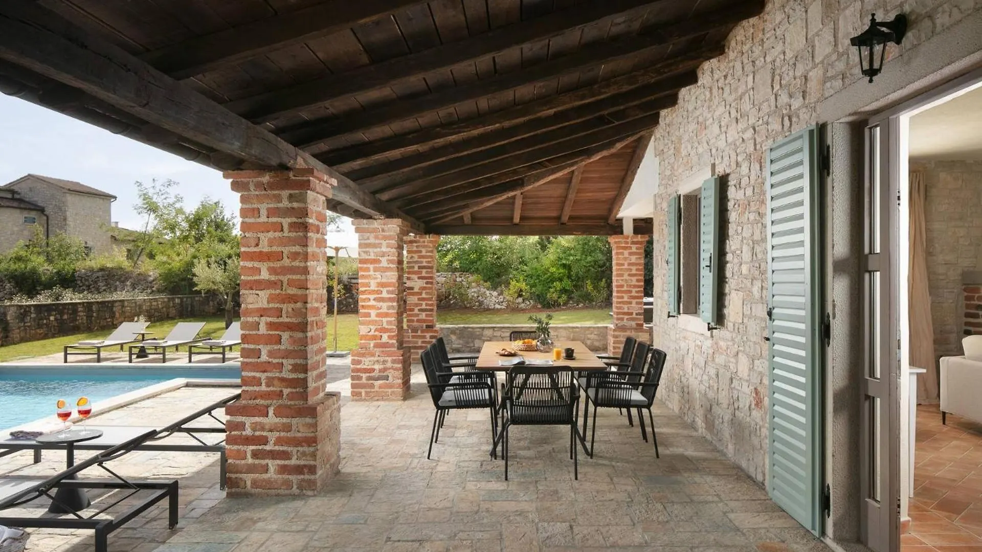 Rustic Villa Calluna With A Pool In Istria Sveti Lovrec Pazenaticki Croatia